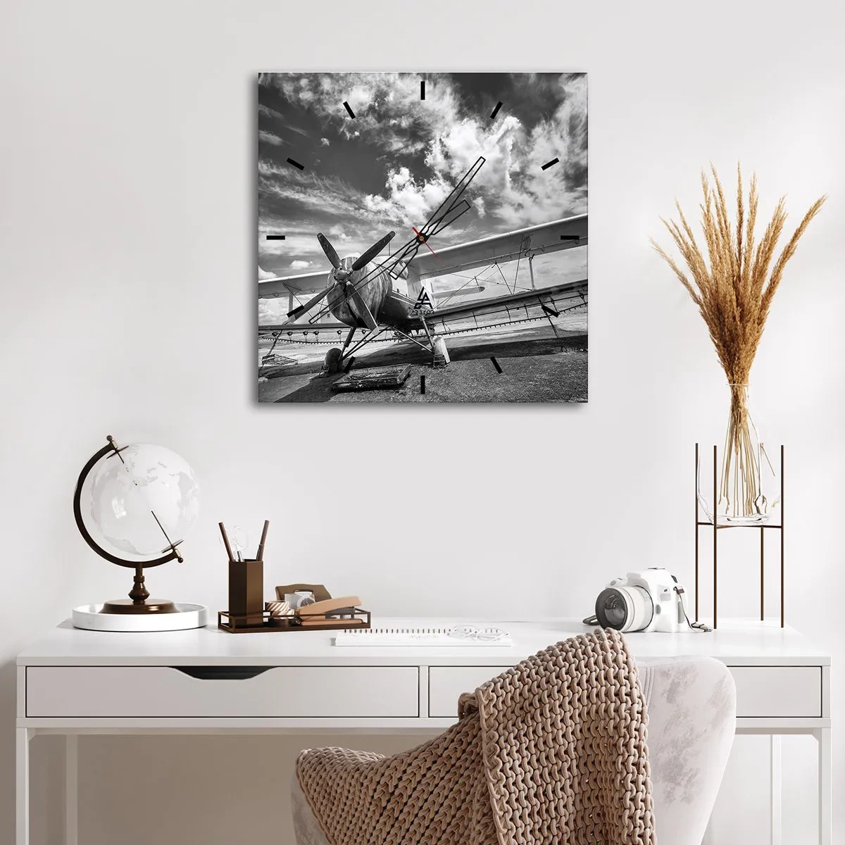 Wandklok - Klok - Ik kan niet wachten! - 40x40 cm