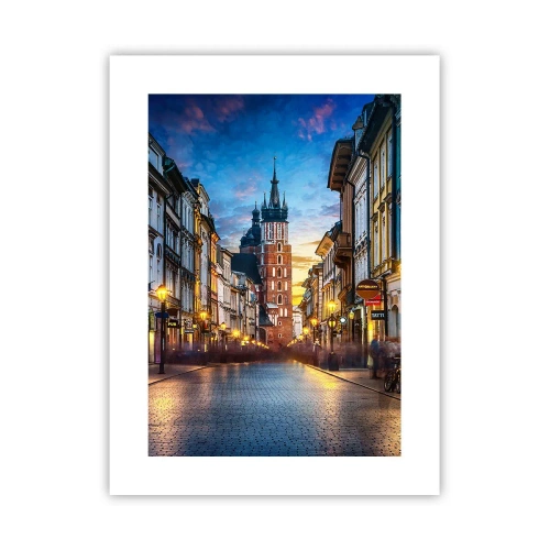 Poster - Charme van Krakau - 30x40 cm