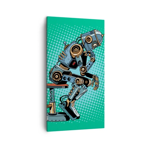 Schilderen op canvas - Boven de essentie van het zijn - 45x80 cm