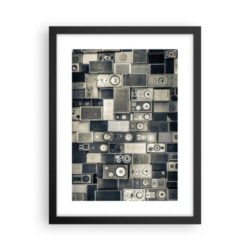 Poster in een zwarte lijst - En alles is goed - 30x40 cm