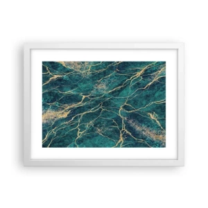 Poster in een witte lijst - Goudmijn - 40x30 cm