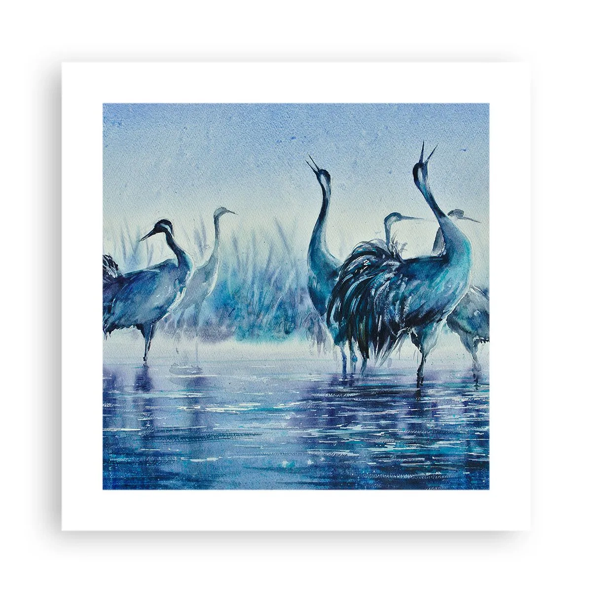 Poster - Ochtendvergadering - 40x40 cm