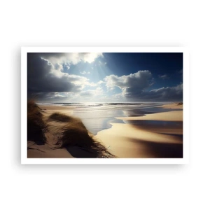 Poster - Strand, wild strand - 100x70 cm
