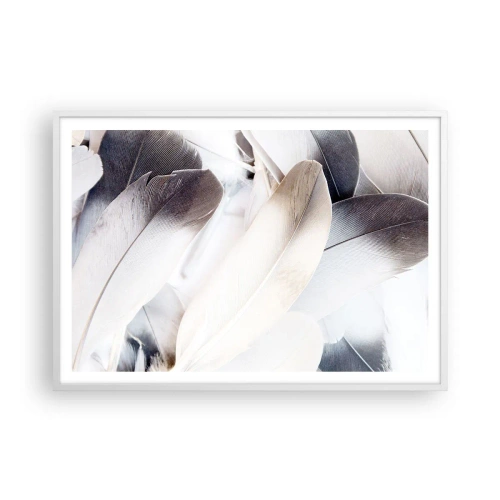 Poster in een witte lijst - Bijna engelachtig - 100x70 cm