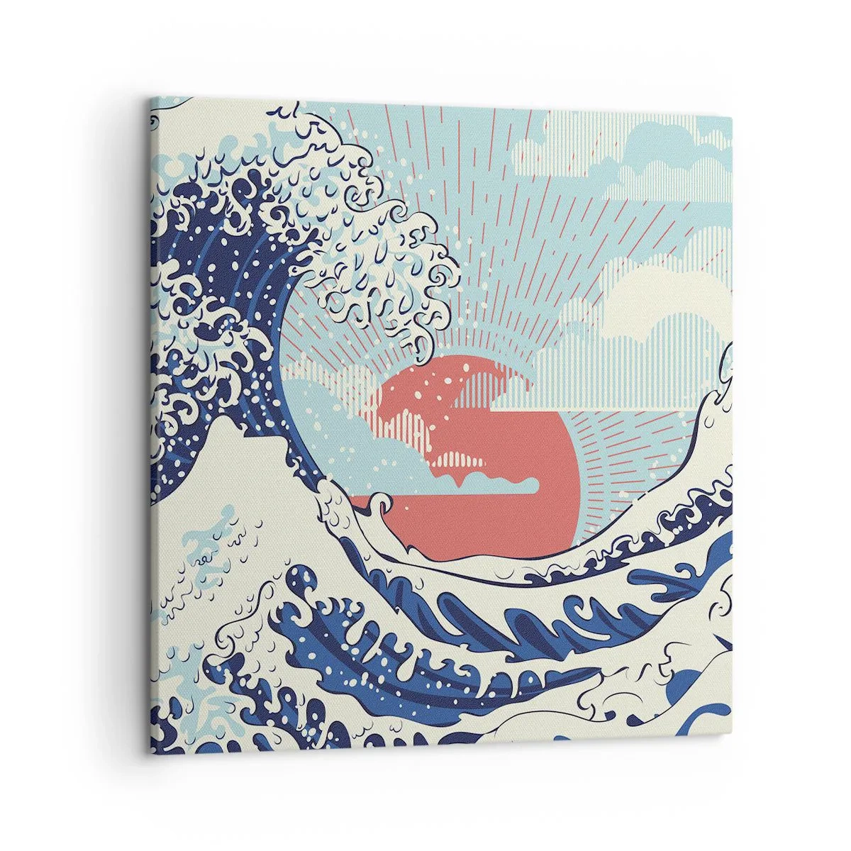 Schilderen op canvas - Van Japanse inspiratie - 50x50 cm