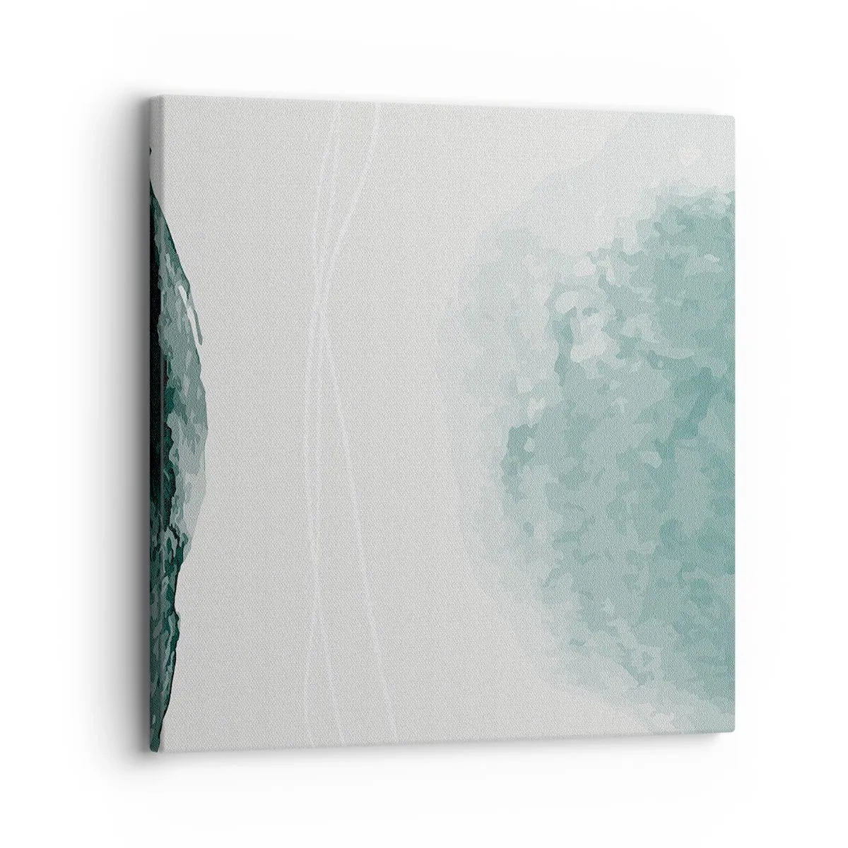 Schilderen op canvas - Ontmoeting met de mist - 30x30 cm