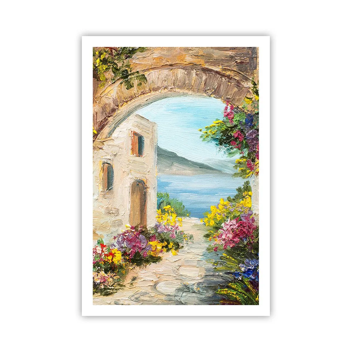 Poster - De charme van een kustprovincie - 61x91 cm