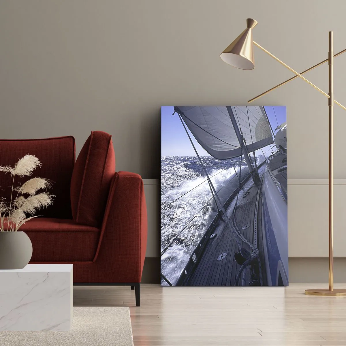 Schilderen op canvas - Ik weet wat het is om een vogel te zijn - 65x120 cm