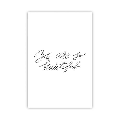 Poster - Geloof het echt... - 61x91 cm