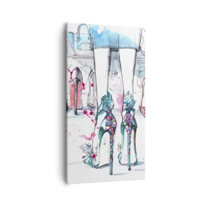 Schilderen op canvas - Sesam, doe open - 55x100 cm