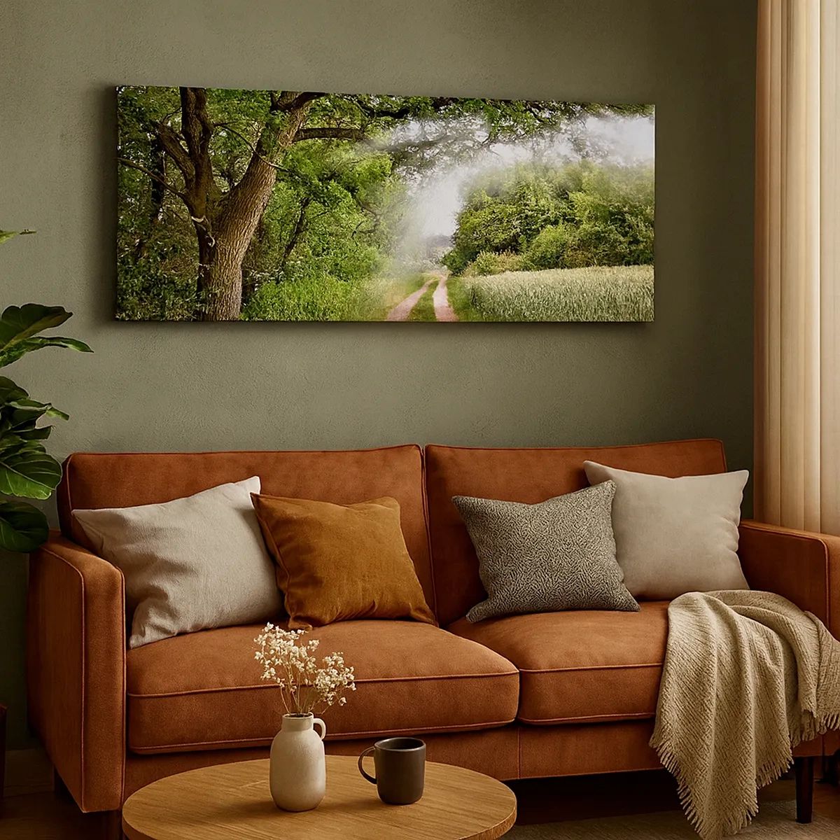 Schilderen op canvas - Et in Arcadia ego - 30x30 cm