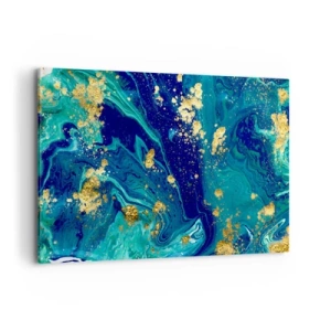 Schilderen op canvas - De bloemblaadjes van de zon - 120x80 cm