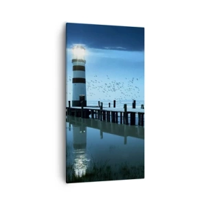 Schilderen op canvas - En je bent niet bang in het donker - 55x100 cm