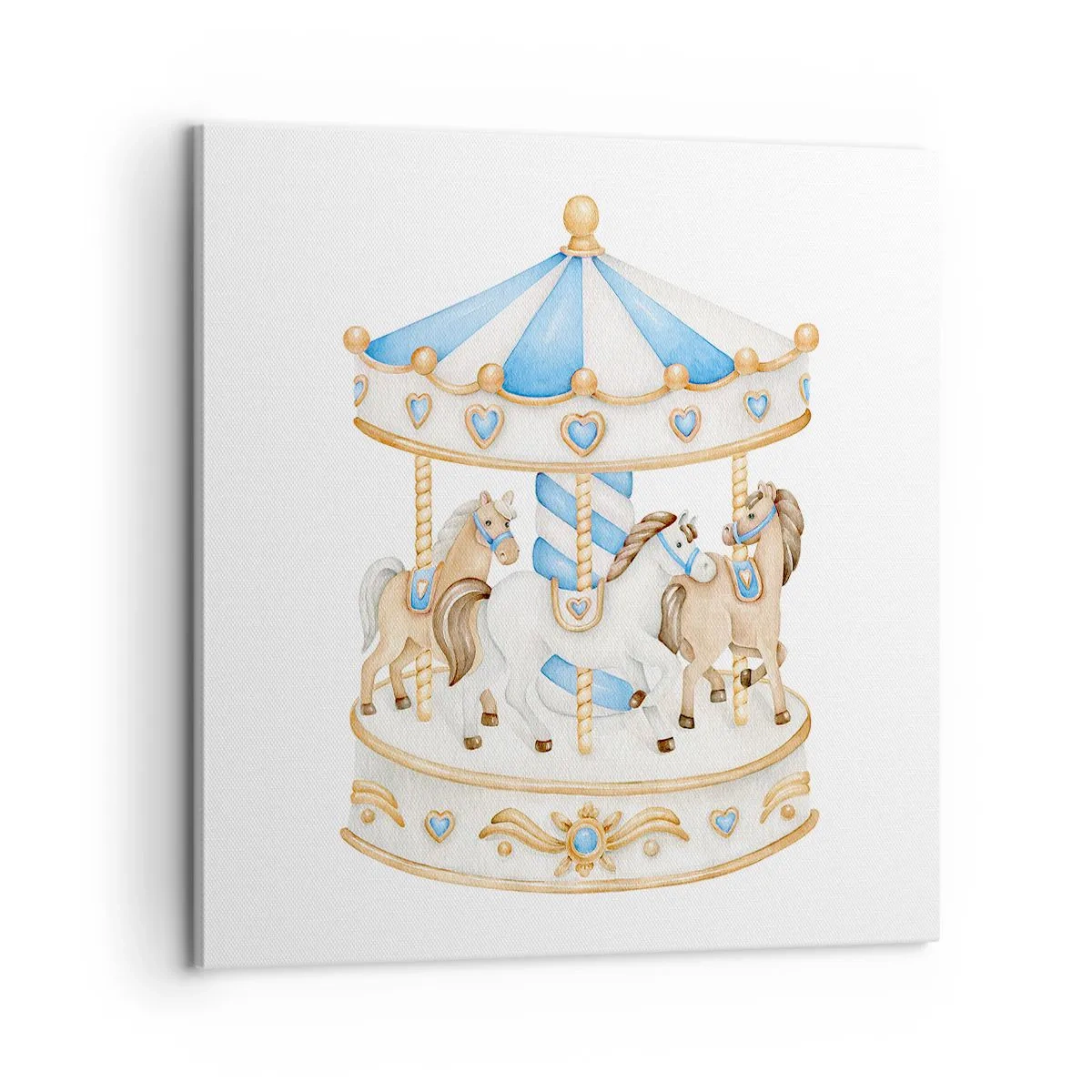 Schilderen op canvas - Zoete jeugd - 60x60 cm