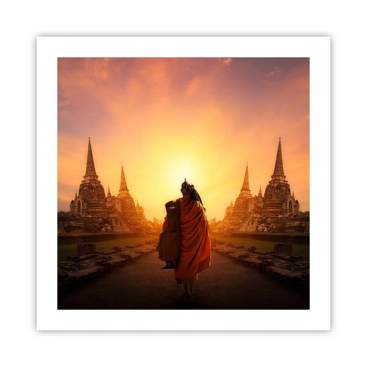 Poster - In vrede voor de eeuwigheid - 50x50 cm