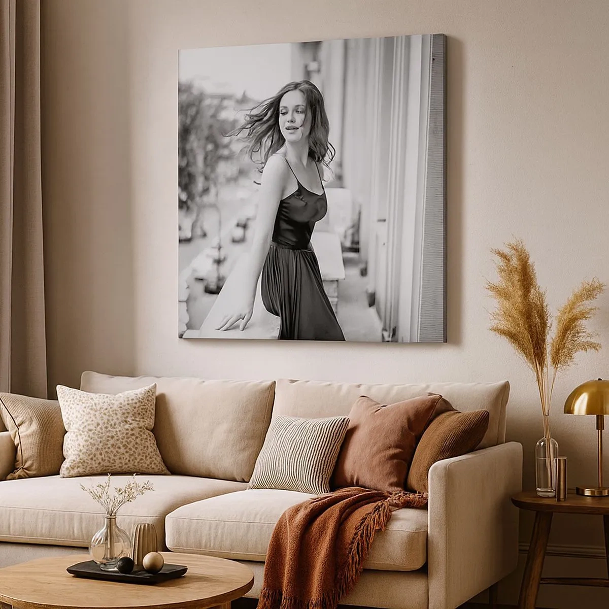 Schilderen op canvas - Zeker een Parijzenaar - 30x30 cm