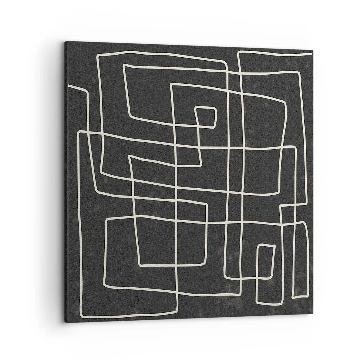 Schilderen op canvas - Niet zo eenvoudig - 50x50 cm