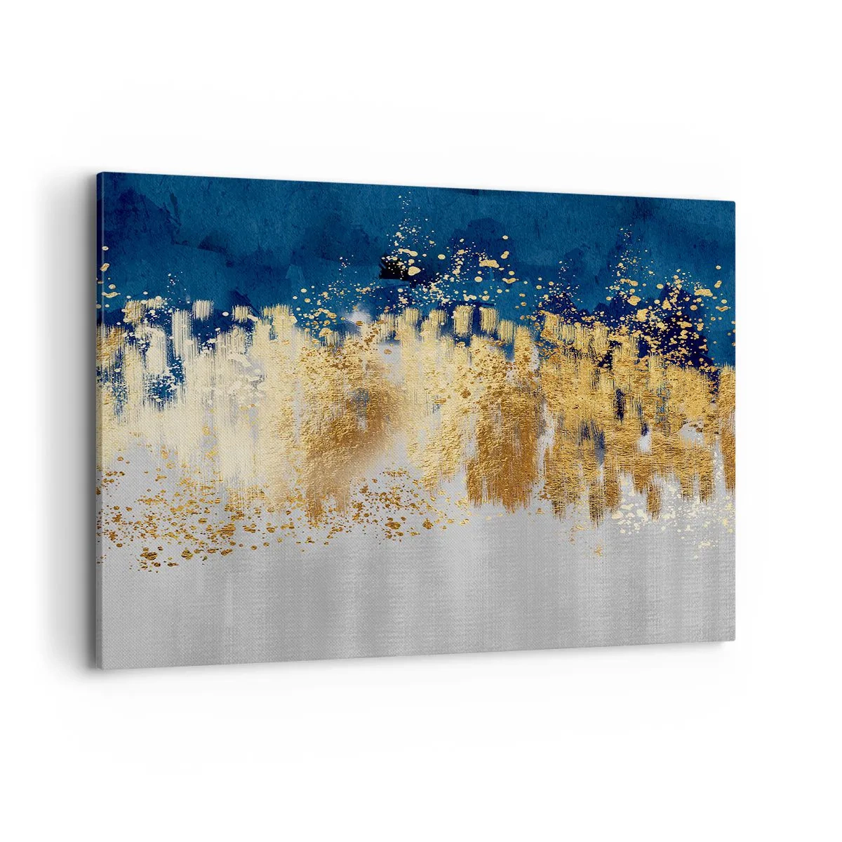 Schilderen op canvas - Een moderne compositie met sprankeling - 100x70 cm