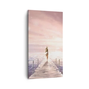 Schilderen op canvas - In het licht van een droom - 45x80 cm