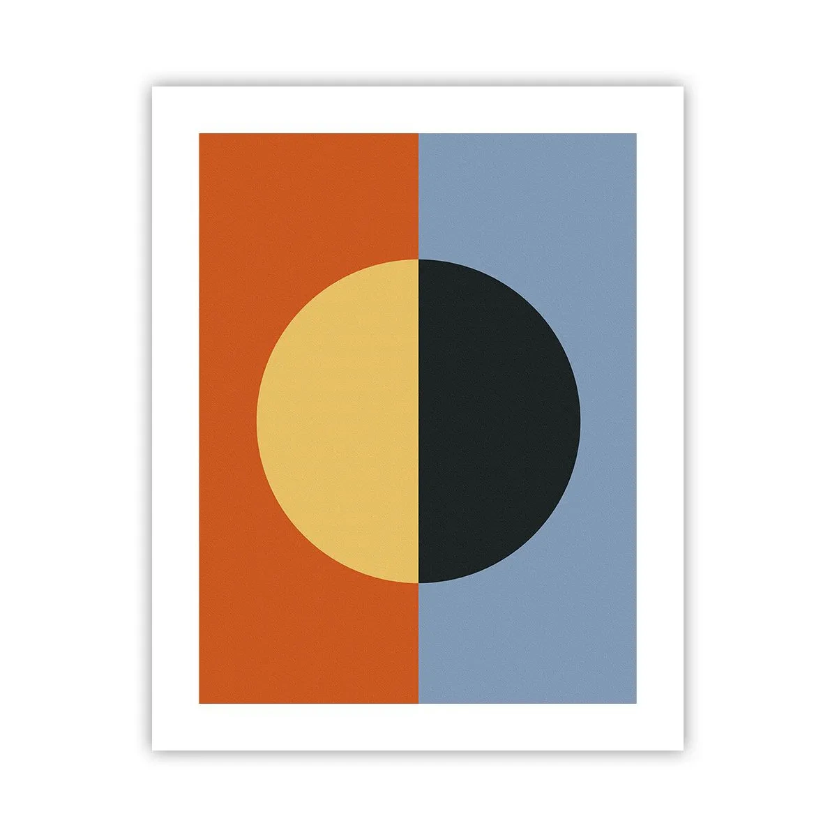 Poster - Een compositie van warmte en koelte - 40x50 cm