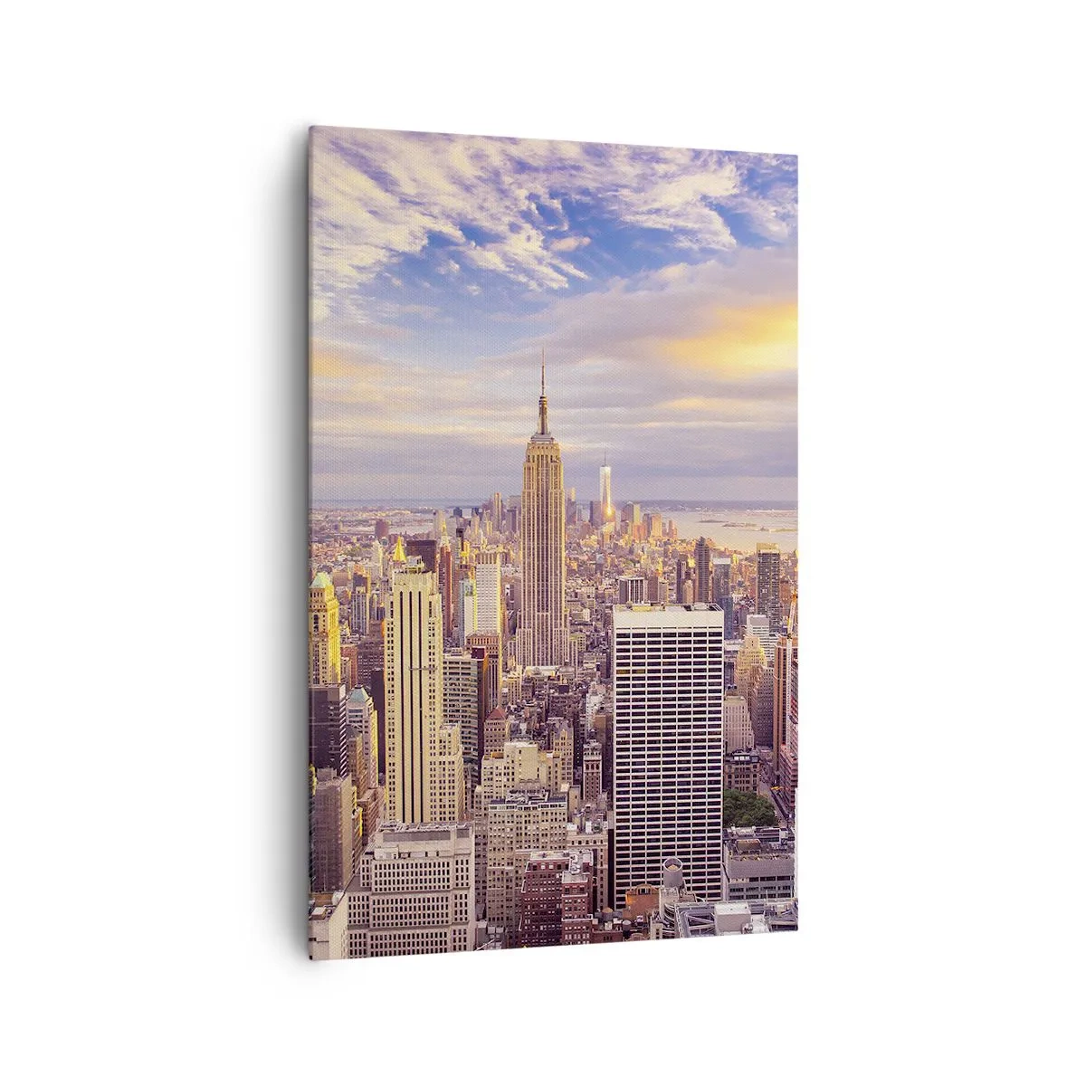 Schilderen op canvas - Reik alleen naar de wolken - 80x120 cm