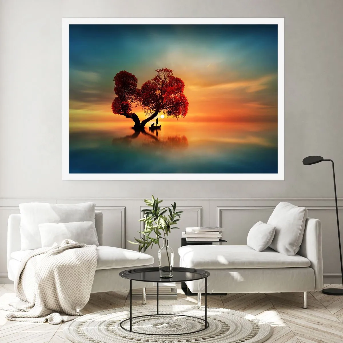 Poster - Afstanders en de stilte van de wereldlozen - 100x70 cm