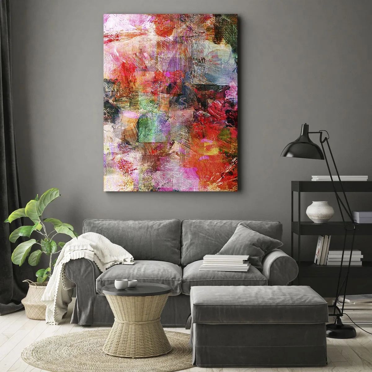 Schilderen op canvas - Een reis door de rozen - 80x120 cm