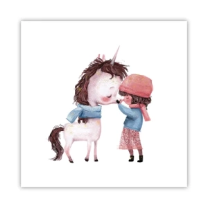 Poster - Een winterverhaal - 40x40 cm