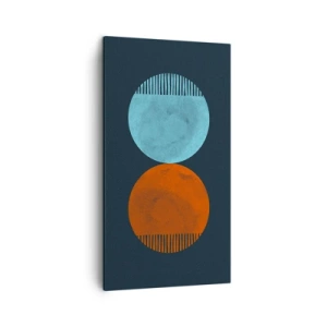 Schilderen op canvas - Alleen geometrie? - 45x80 cm