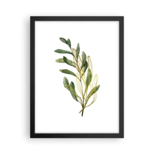 Poster in een zwarte lijst - Alles wat goed is - 30x40 cm