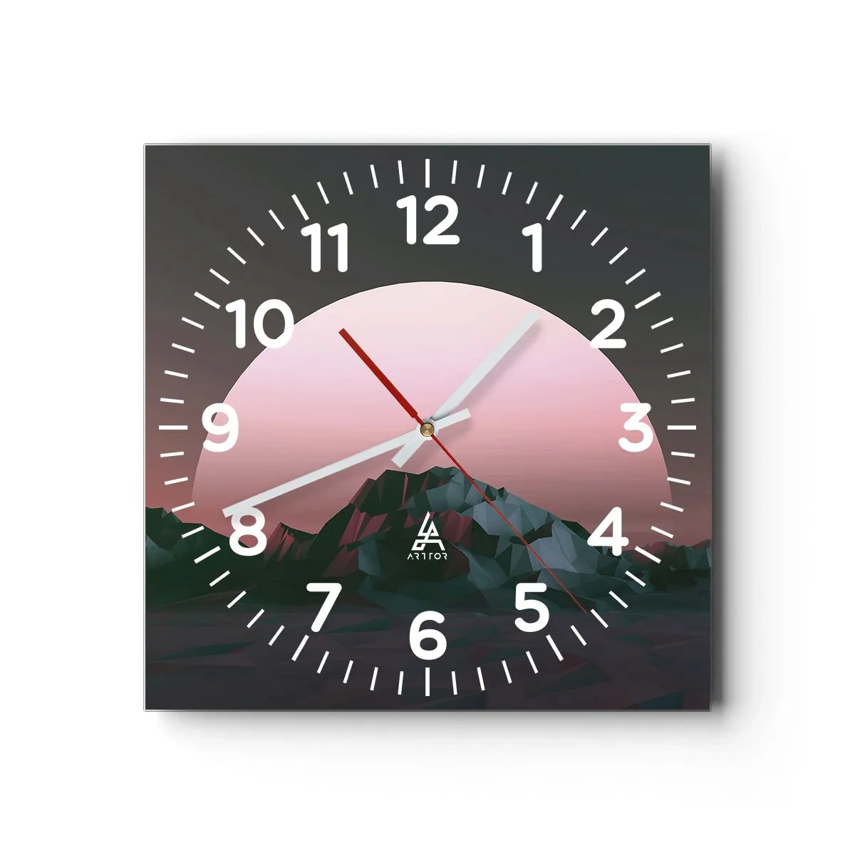 Wandklok - Klok - In een naburig sterrenstelsel - 30x30 cm