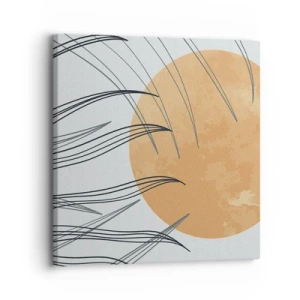 Schilderen op canvas - Altijd naar de zon - 30x30 cm