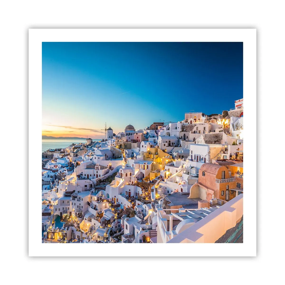 Poster - De essentie van Grieksheid - 60x60 cm
