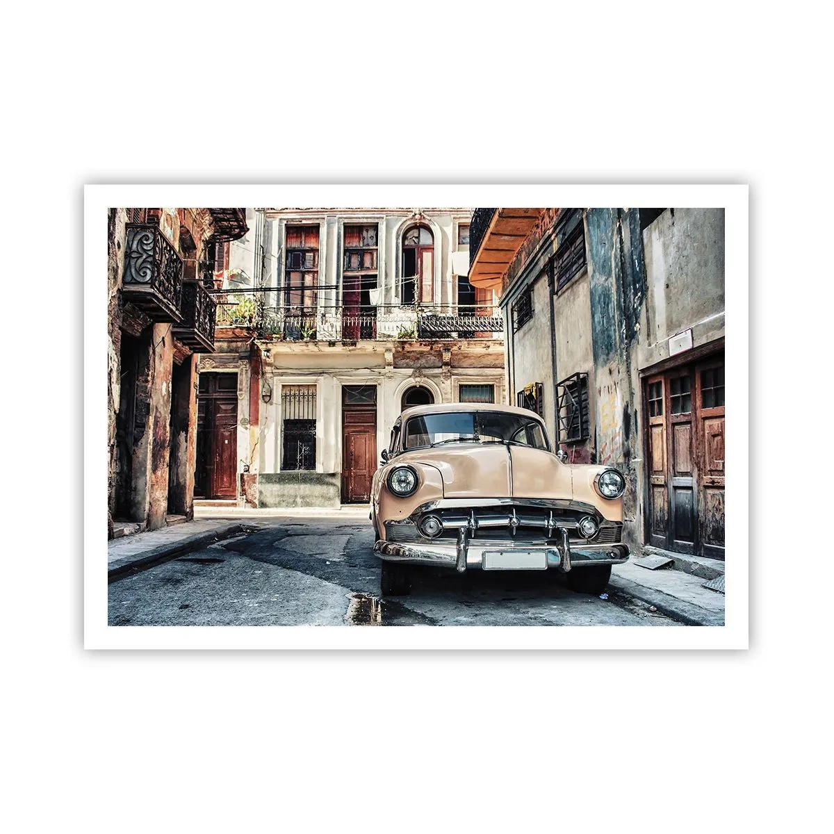 Poster - De siësta in Havana - 100x70 cm