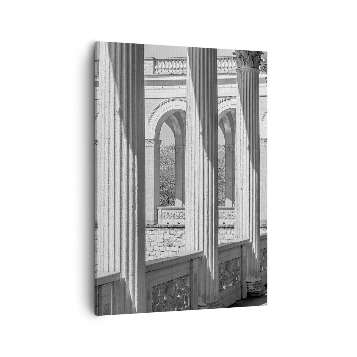 Schilderen op canvas - Zonnige arcade - 50x70 cm