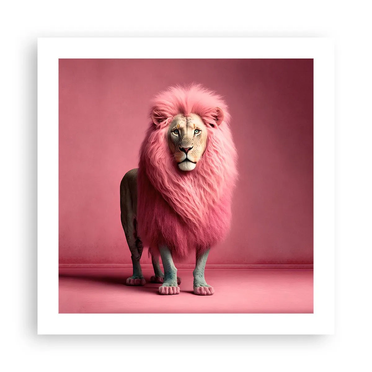 Poster - En je bent niet meer bang - 50x50 cm