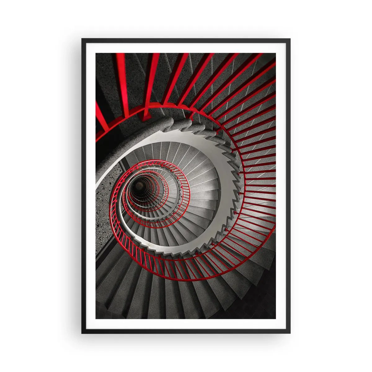 Poster in een zwarte lijst - Architectuur plezier - 70x100 cm