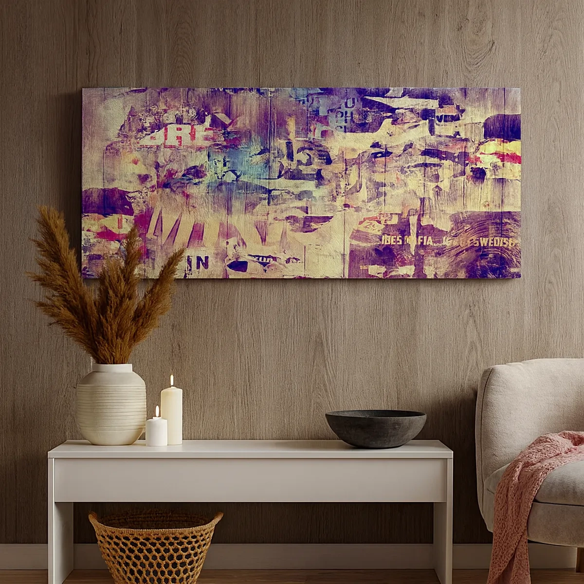 Schilderen op canvas - En dat is alles wat er zal blijven - 30x30 cm