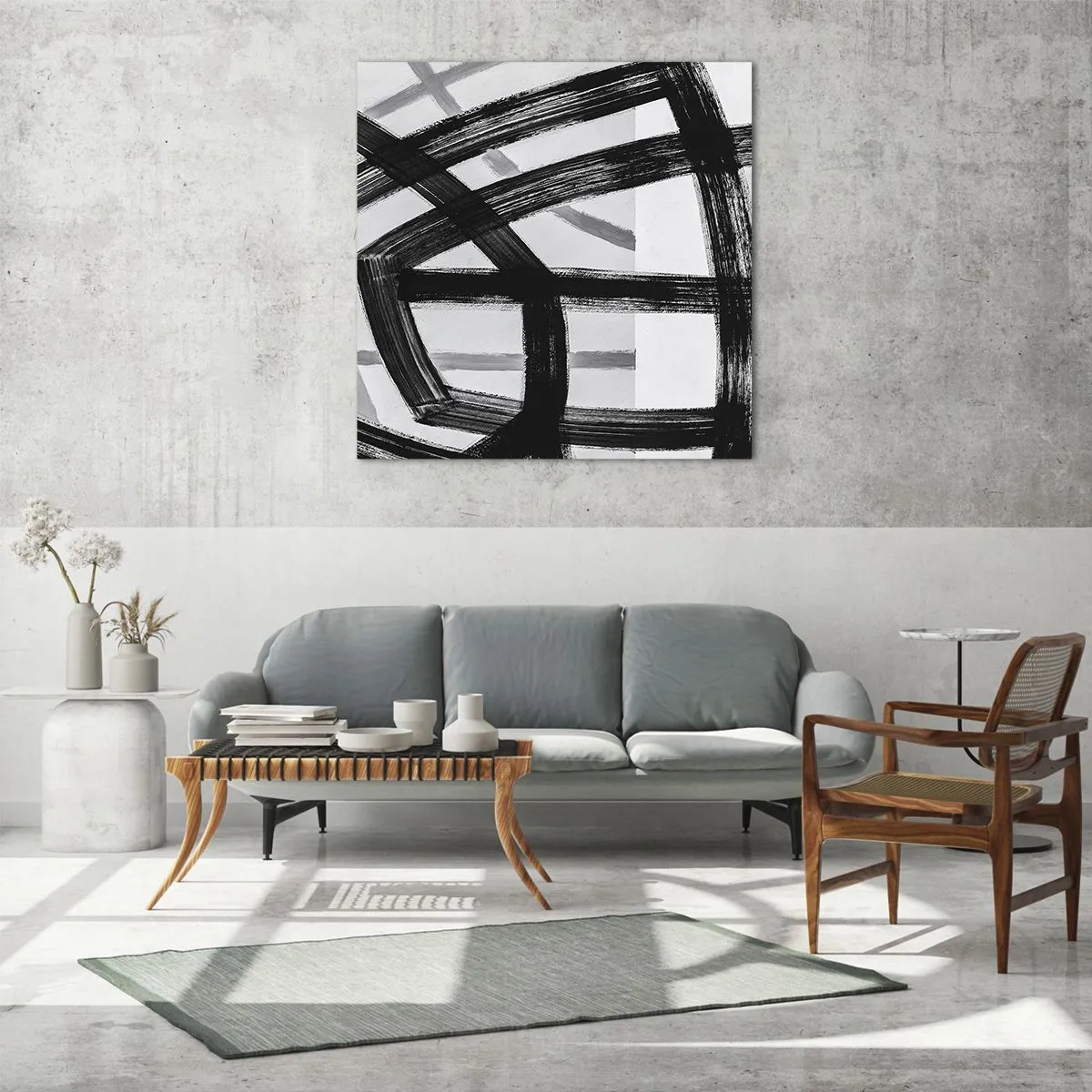 Schilderen op glas - Diepte opbouwen - 60x60 cm