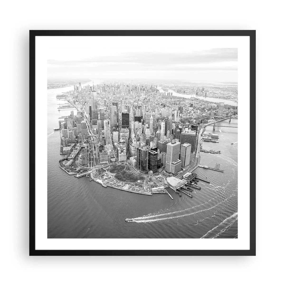 Poster in een zwarte lijst - Hoe niet lief te hebben? - 60x60 cm