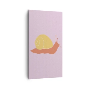 Schilderen op canvas - Er is geen haast - 55x100 cm