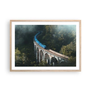 Een poster in een licht eiken lijst - Neiging tot natuur - 70x50 cm