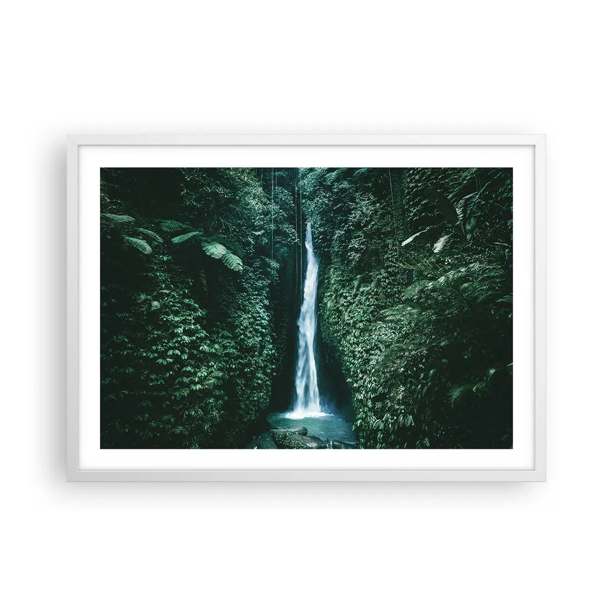 Poster in een witte lijst - Tropische spa - 70x50 cm