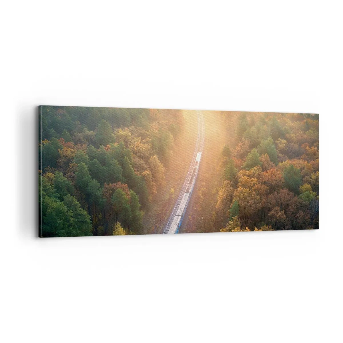 Schilderen op canvas - Herfst reis - 100x40 cm