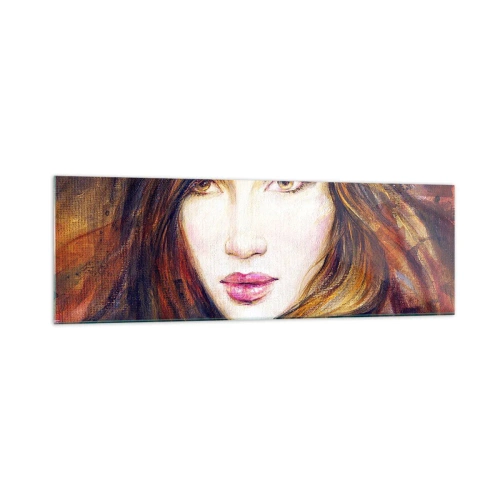 Schilderen op glas - Een dubbeltje voor je gedachten - 160x50 cm