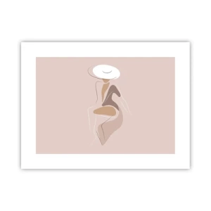 Poster - Een dame zijn - 40x30 cm