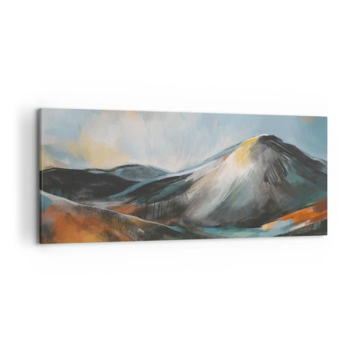 Schilderen op canvas - Ruw en prachtig - 120x50 cm