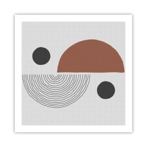 Poster - Perfectie van het wiel - 60x60 cm