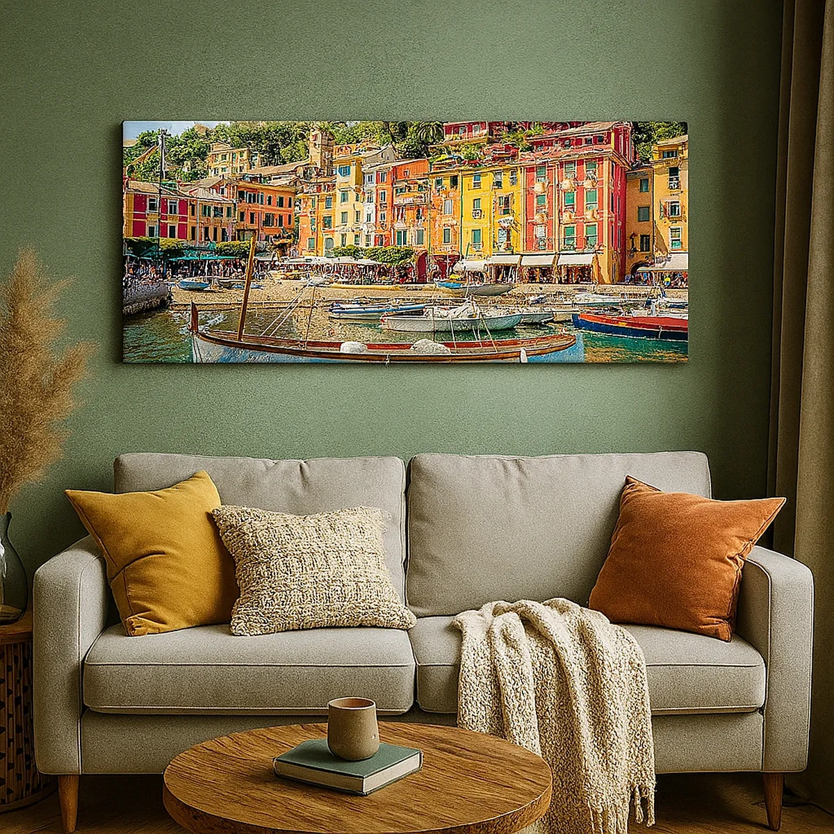 Schilderen op canvas - Italiaanse ochtend - 30x30 cm