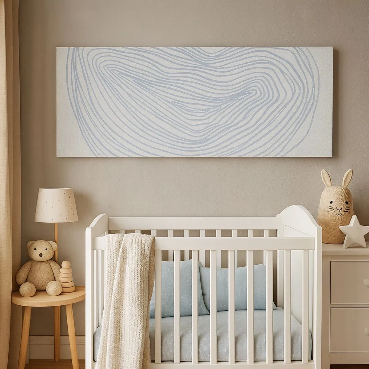 Schilderen op canvas - De glimlach van één druppel - 100x40 cm